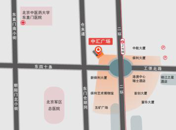 北京东二环中汇广场户外大屏广告价格