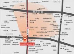 户外广告 - 长沙黄兴路步行街中心广场户外大屏广告价格是