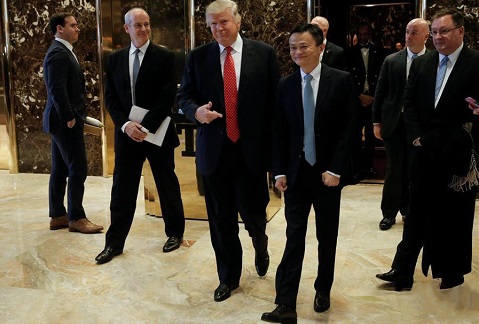 企业出海 - 马云会谈特朗普透露了阿里全球化三个新策略