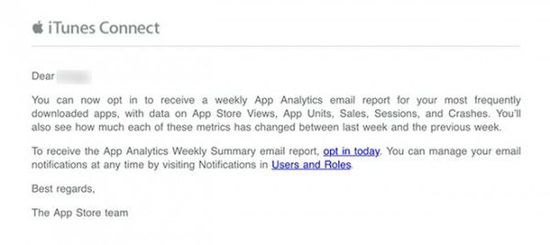 企业出海 - 海外开发者福利：苹果推App Store每周分析报告