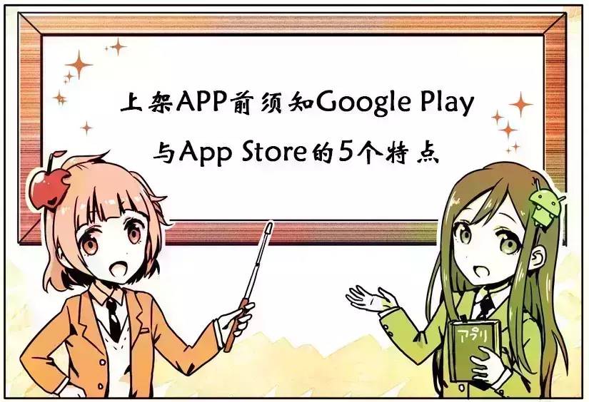 企业出海 - 漫画图解：上架APP前须知Google Play与App Store的5个